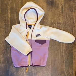 Patagonia Baby Micro Snap D zip hoody jacket 12-18 months